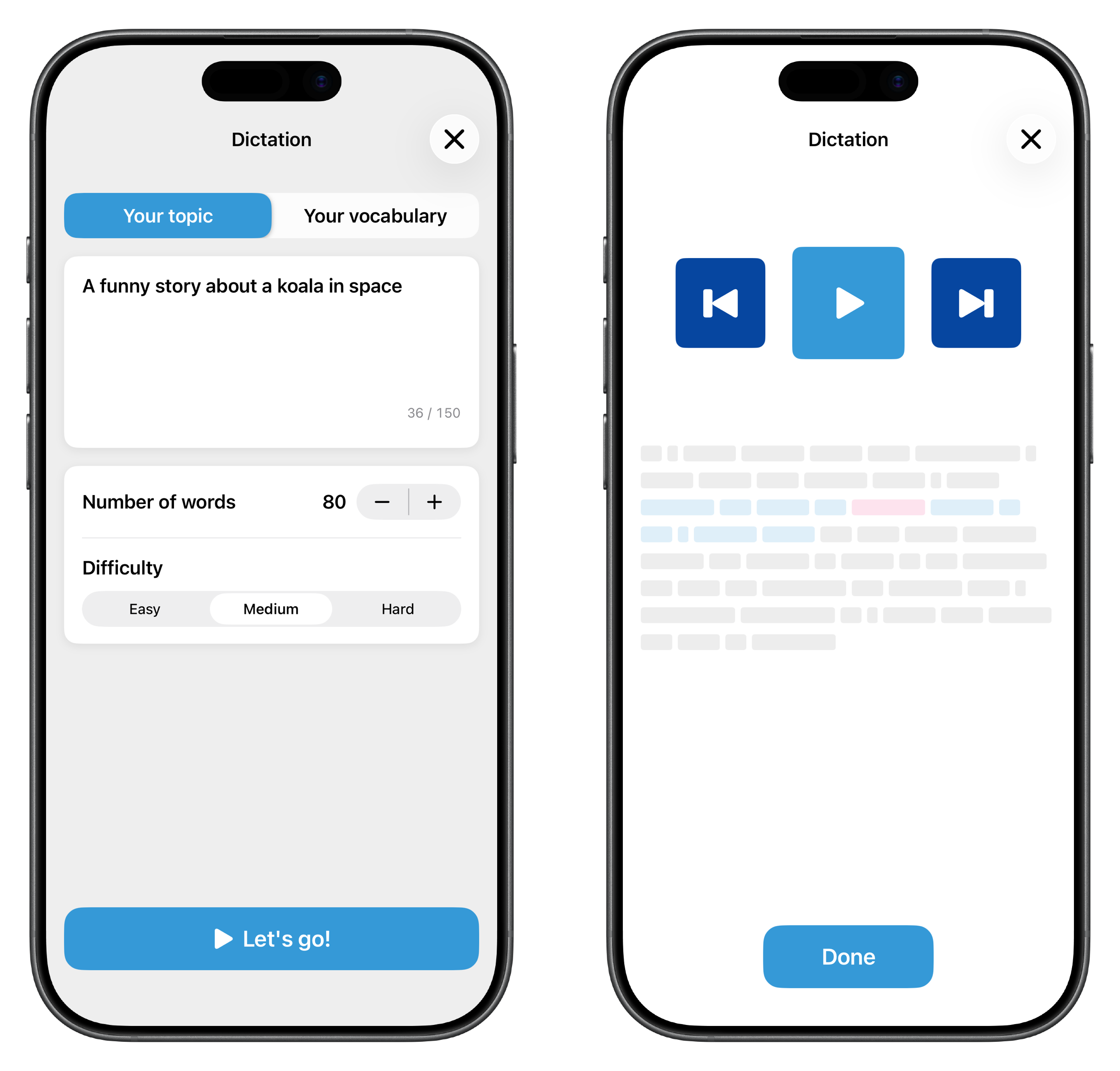 AI-Powered Dictation